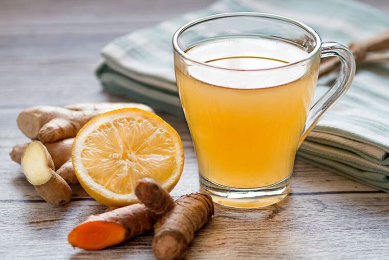 Tè allo zenzero - una bevanda curativa che aumenta la potenza nella dieta di un uomo